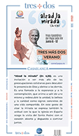 3+2 VERANO - VISITA DEL PAPA A ESPAÑA