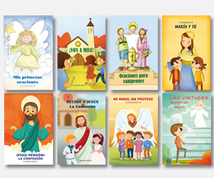 Coleccion Infantil folletos catolicos: misa, oraciones, confesion